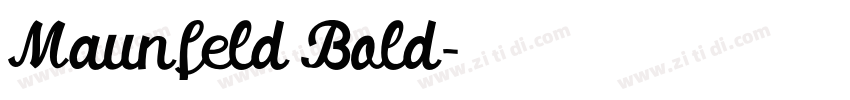 Maunfeld Bold字体转换 Maunfeld Bold字体转换